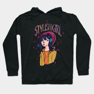 Stylish girl Hoodie